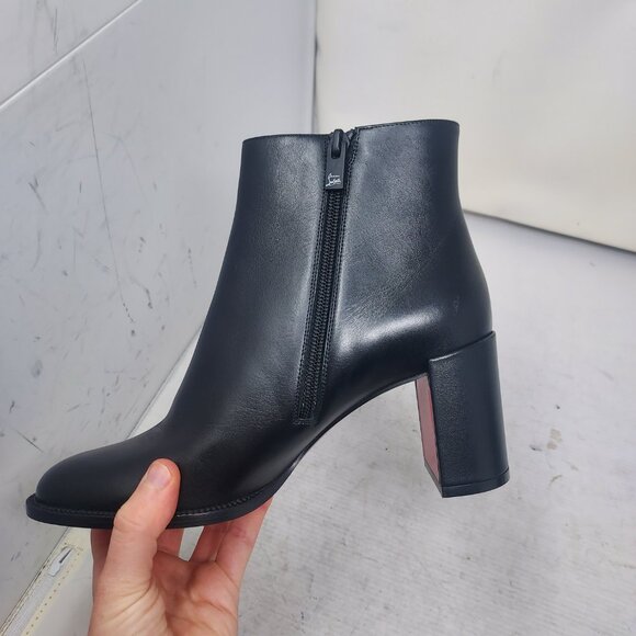 Christian Louboutin Black Heel Adoxa Ankle Boot - Picture 7 of 13